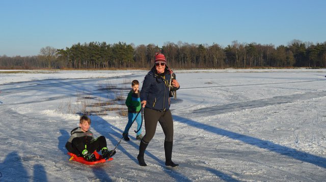 Schaatsen haardijk (zondag 22 januari 2017)